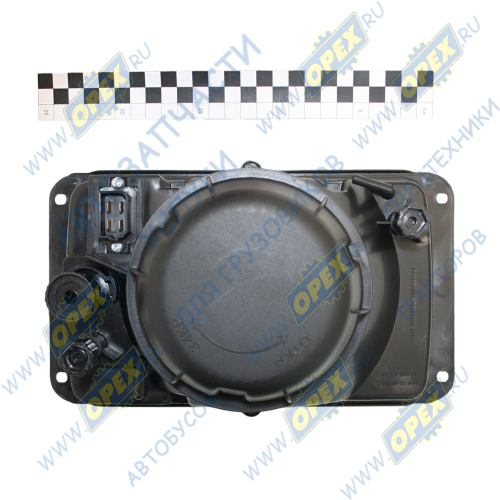 02.3711-01 Фара без ламп ГАЗ-3102,КАМАЗ,МАЗ,УАЗ-3160 (гладкое стекло); (гладкое стекло) электрокорректор Формула Света1